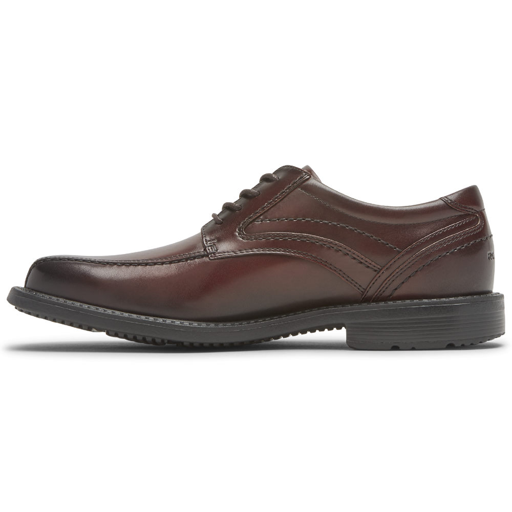 Rockport Mens Oxfords Dark Brown - Style Leader 2 Bike Toe - UK 048-NFKVBW